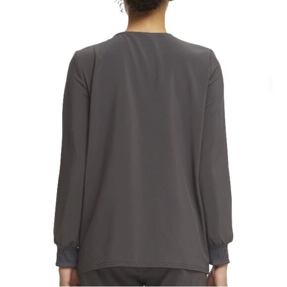 Ethical Fabric Stretch Snap Front Active Warm Up Scrub Jacket Size 3XL - Picture 6 of 6